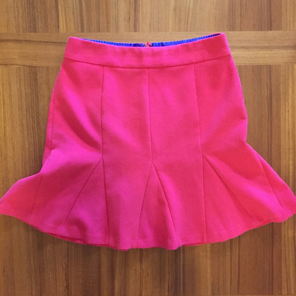 Hot Pink Trumpet Skirt